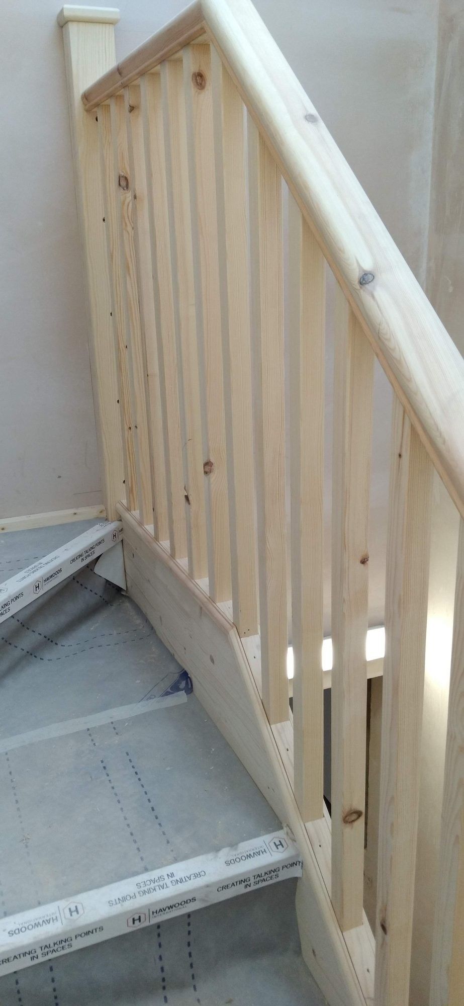 Balustrade on the new top-floor staircase, Belgravia